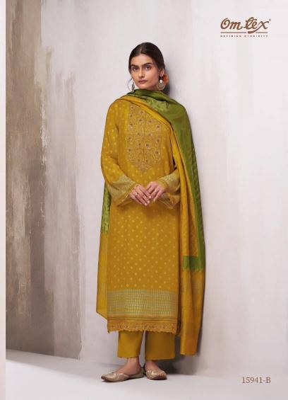 Omtex ginevra dress material wholesale in rajkot